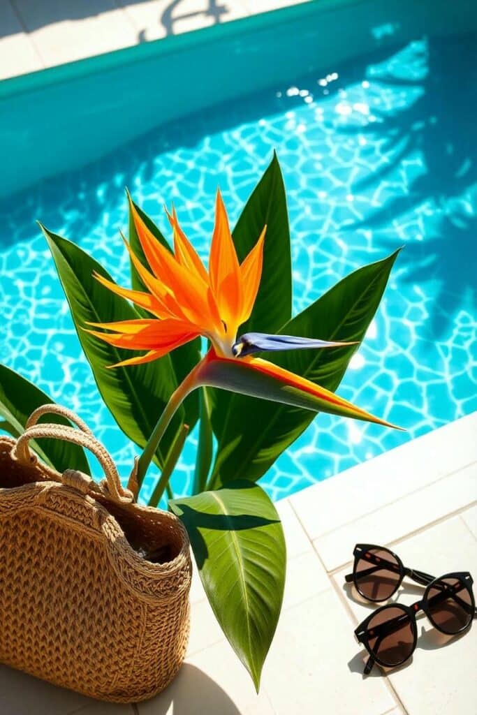 Bird of Paradise for pool