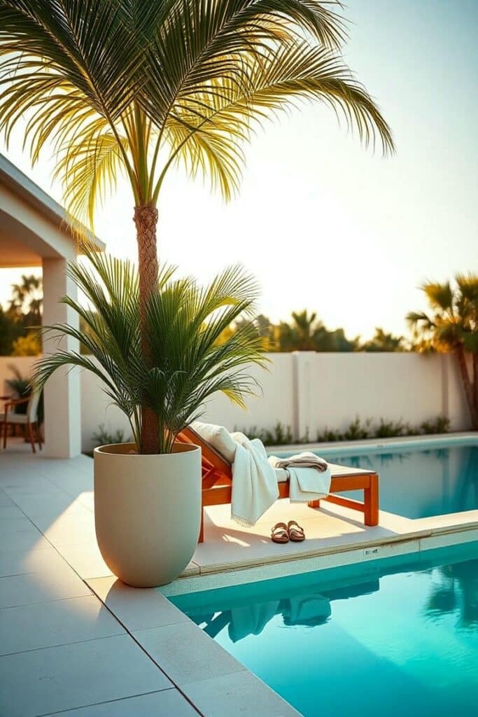 Majesty Palm for pool