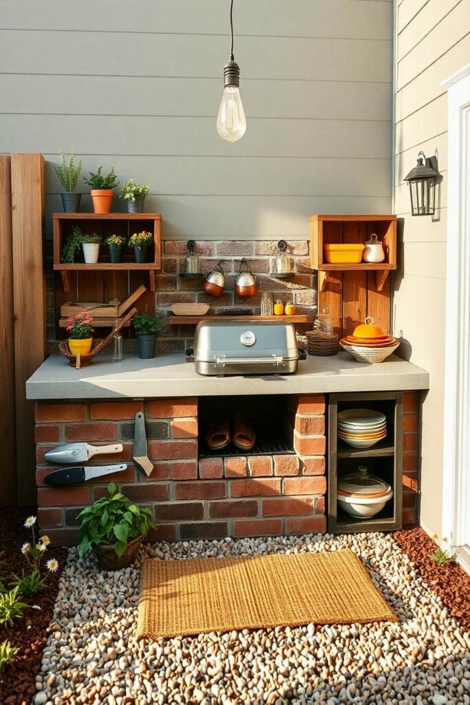 Outdoor Kitchen on a Budget