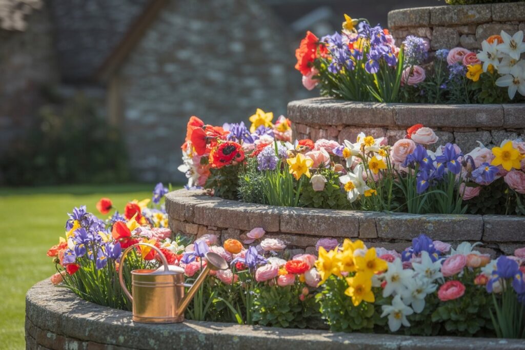 Tiered Flower Bed