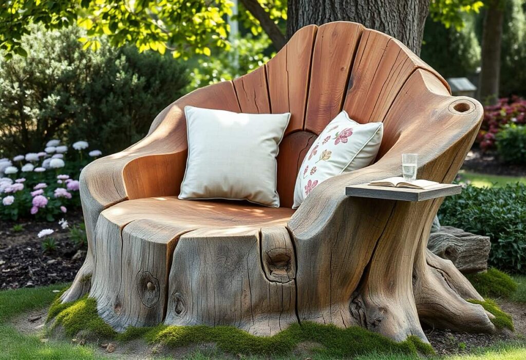 Tree Trunk Chair