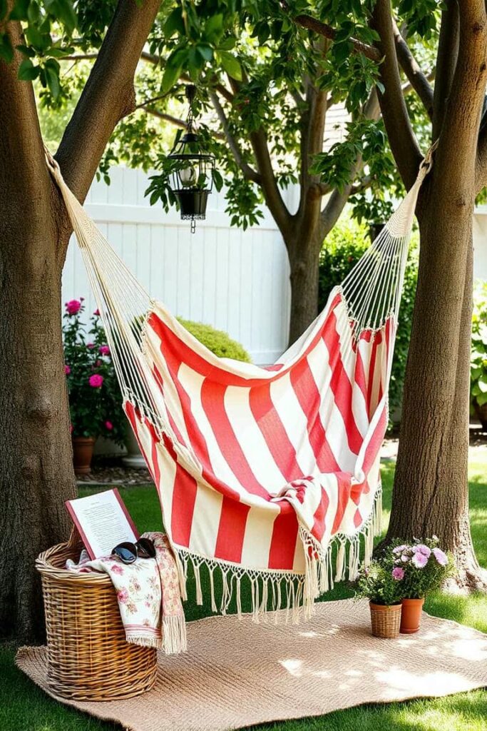 backyard patio hammock