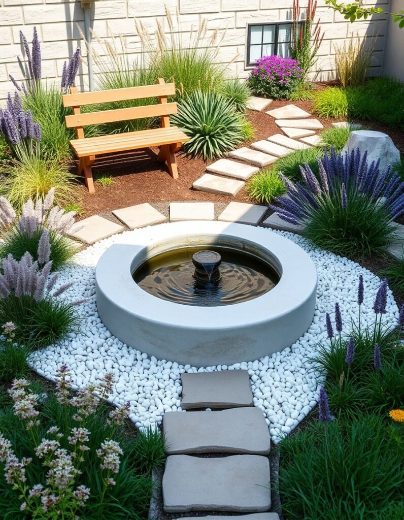 backyard water feature