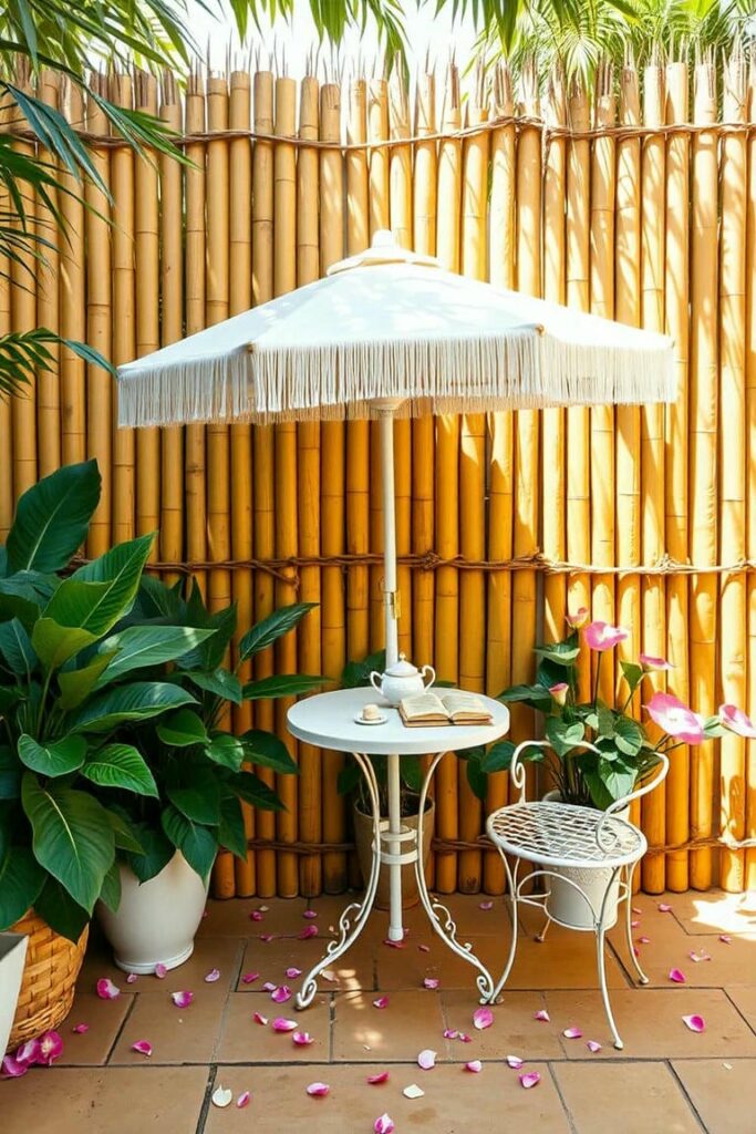 bamboo fence