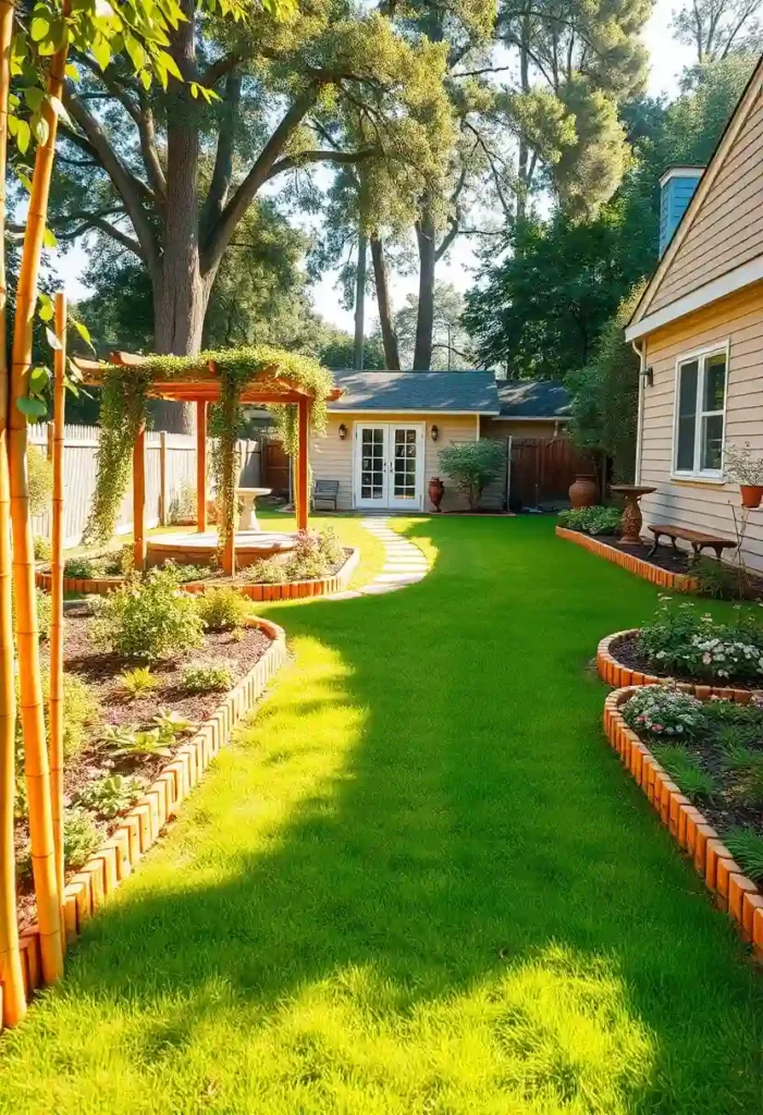 bamboo tree edging