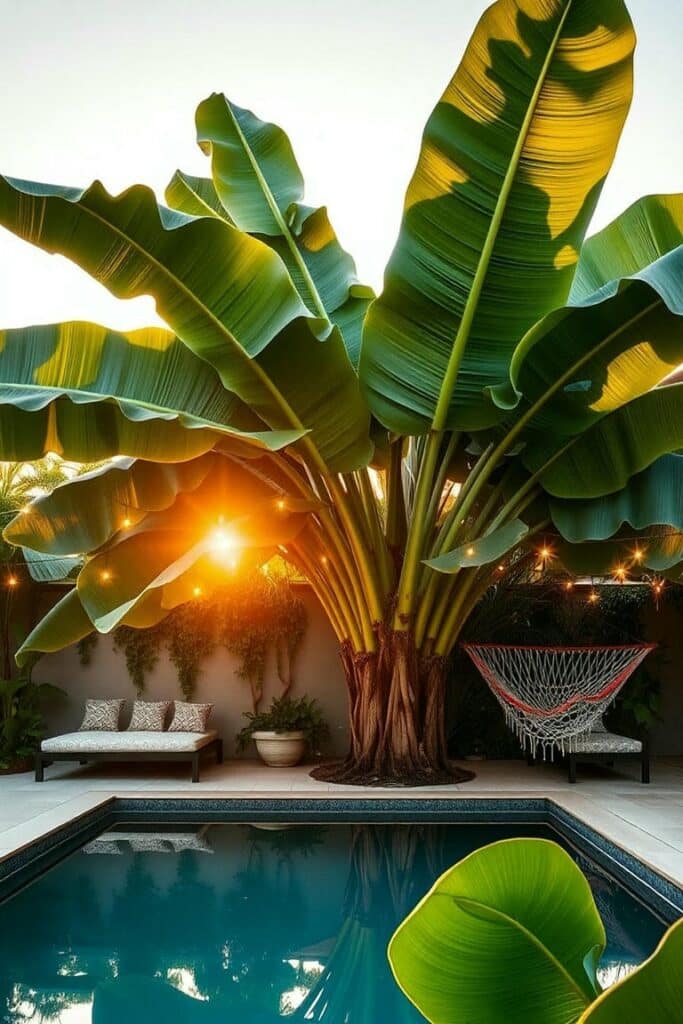 banana tree for pool