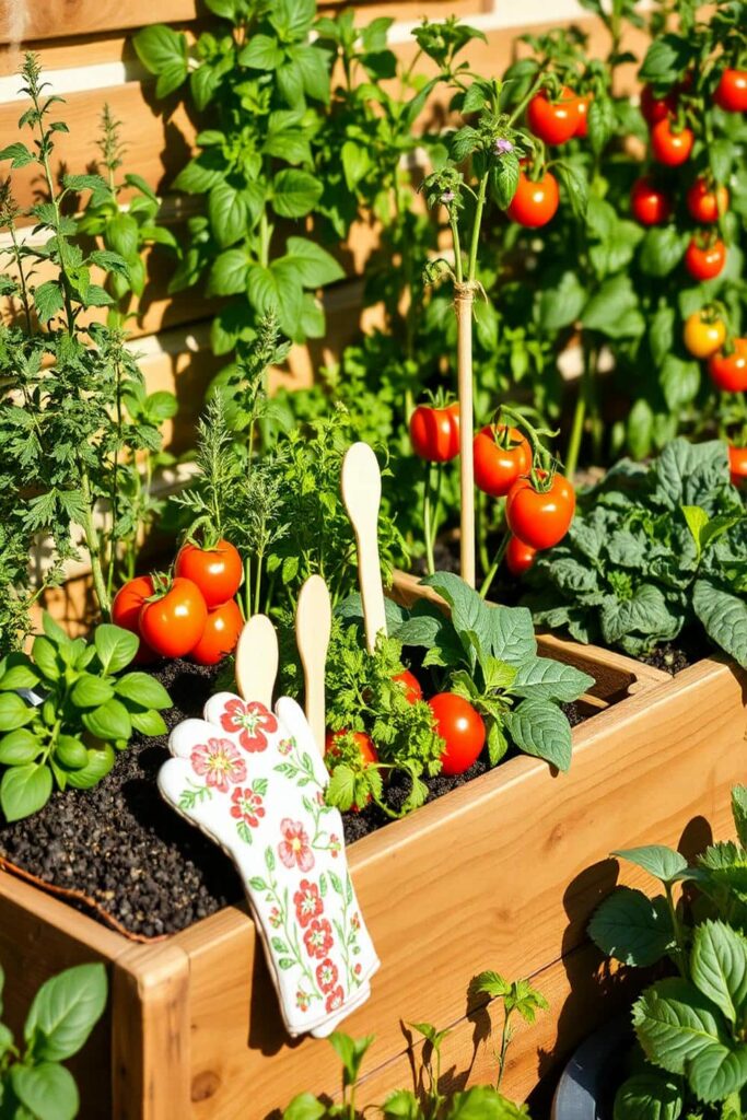 herb and vegetables