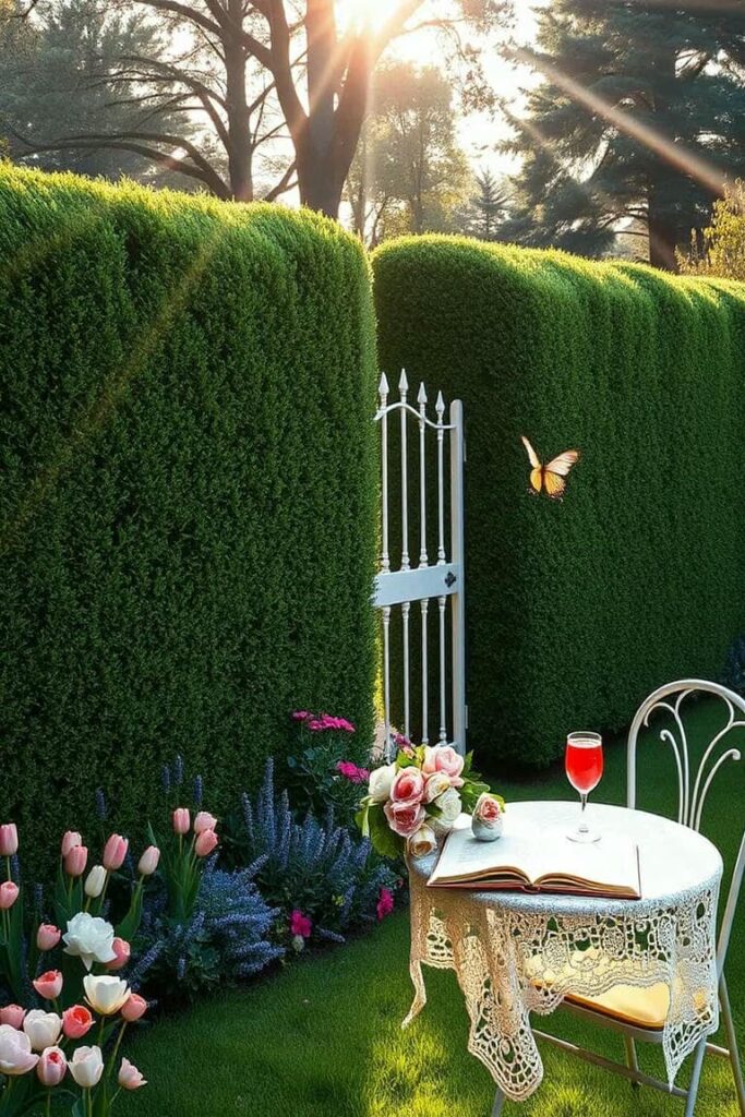 living hedge fence