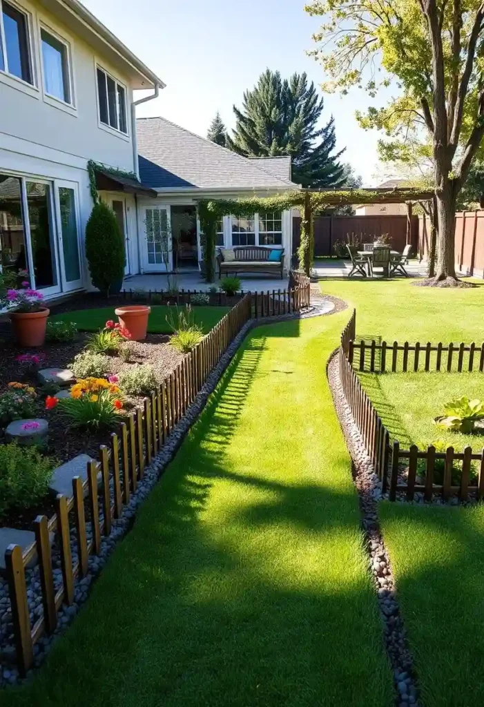 mini fence edging