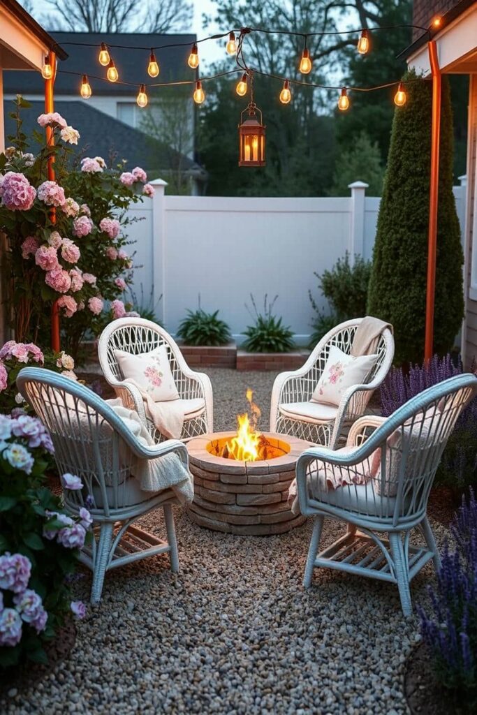 outdoor seating area comfortable
