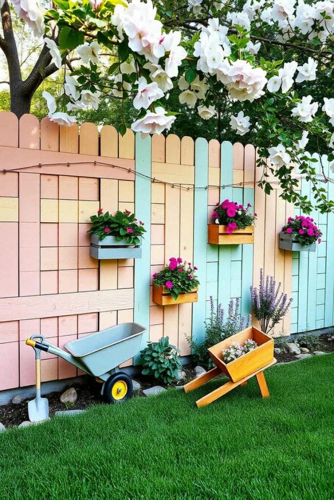 pallet wood fence