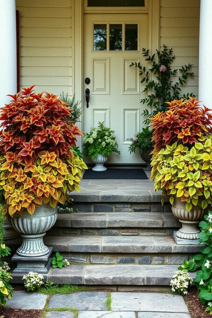 potted Heucheras