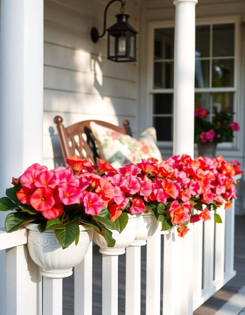 potted begonias
