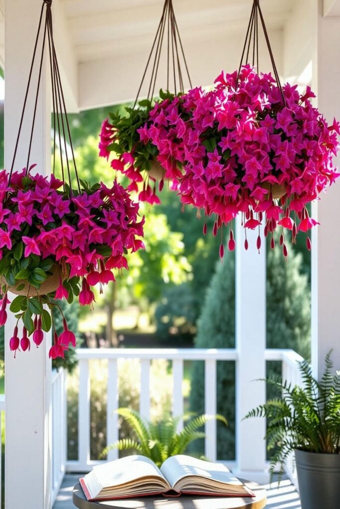 potted fuchsia