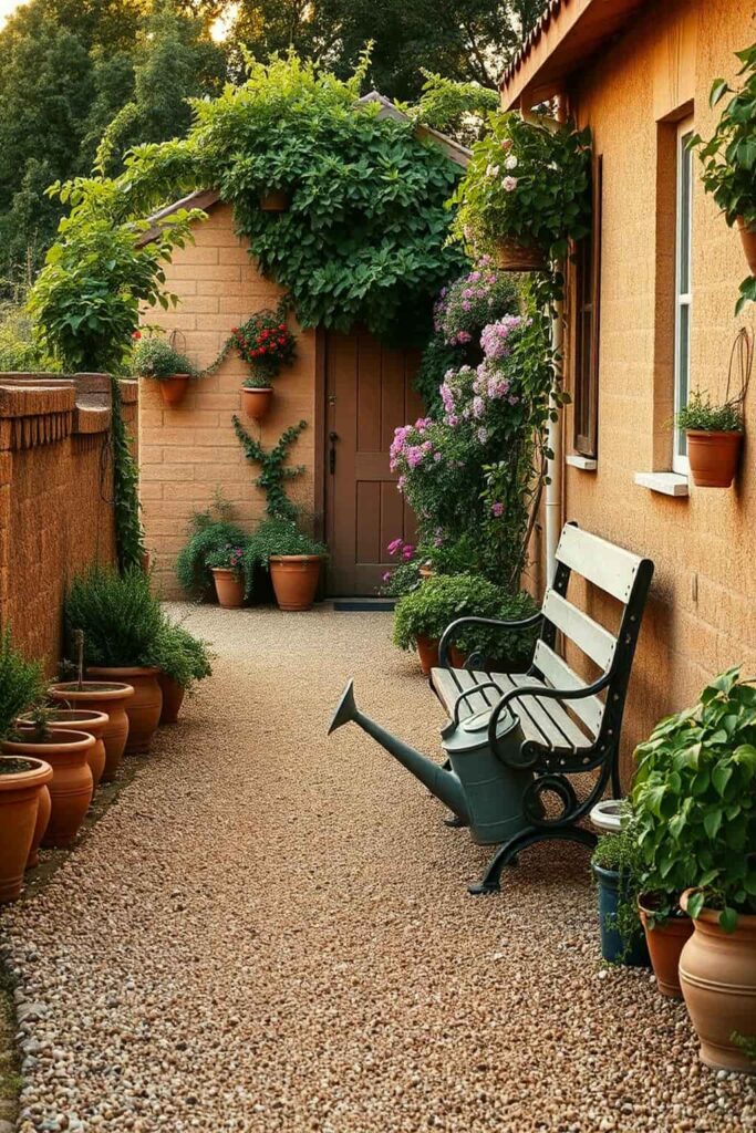 rustic texture gravel