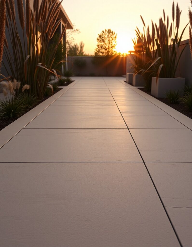 stylish stamped concrete