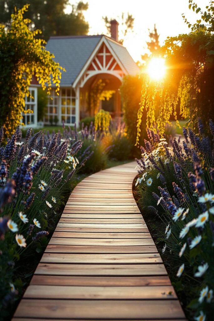 wooden broadwalk