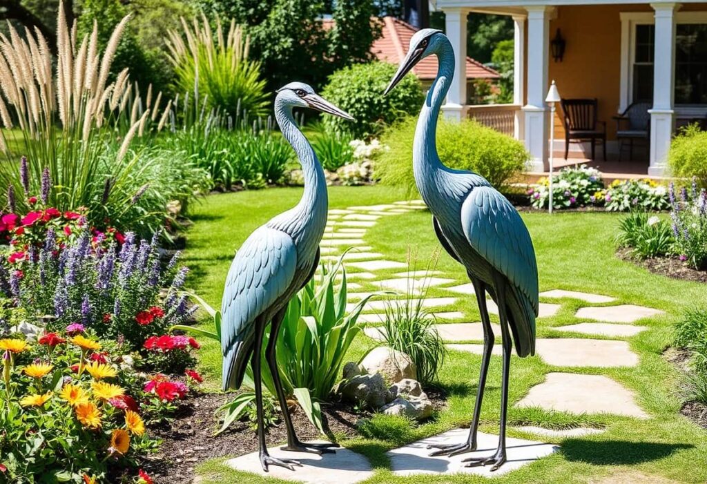 Crane Sculptures