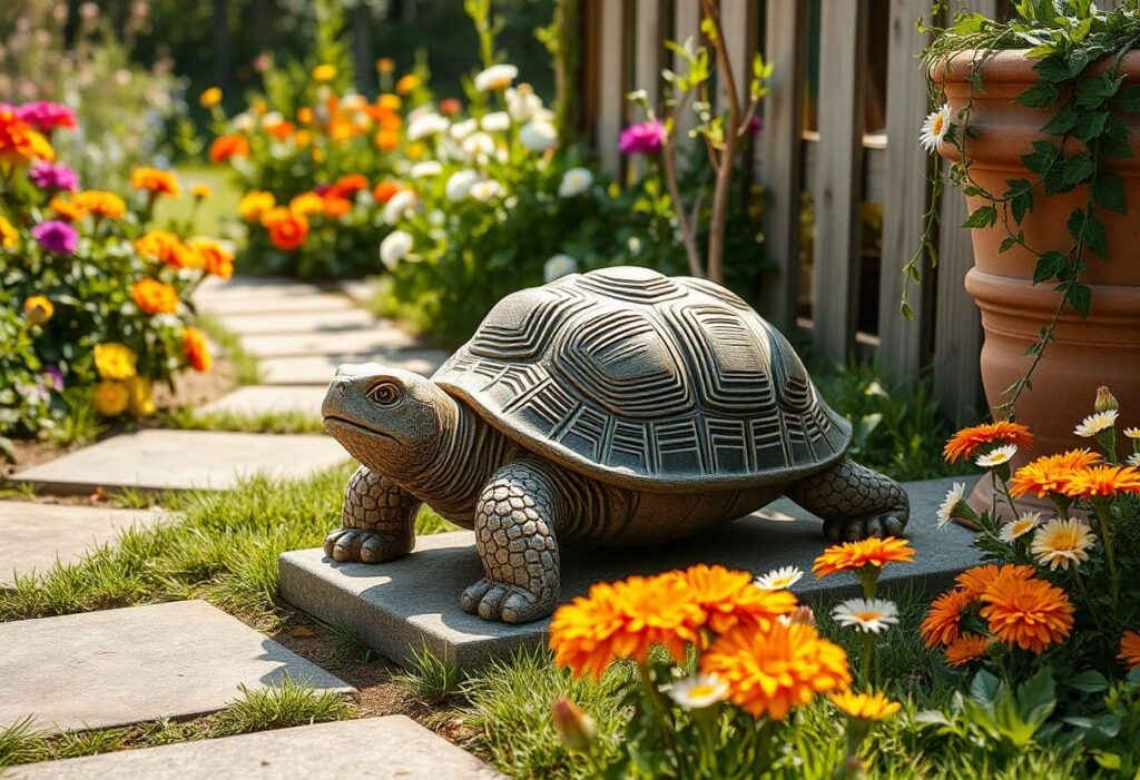 Garden Tortoise Statue