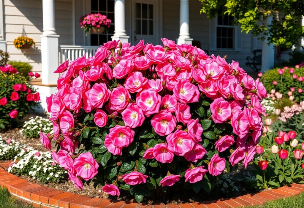 Pink Knock-Out Rose
