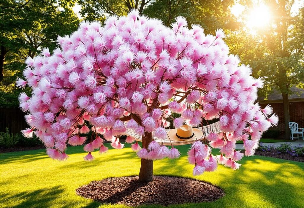Pink Silk Tree