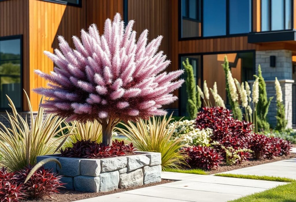 Pink Smoke Bush