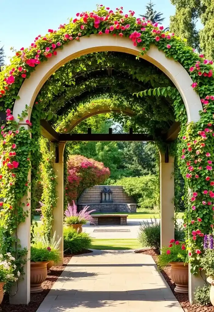 Arched Pergola