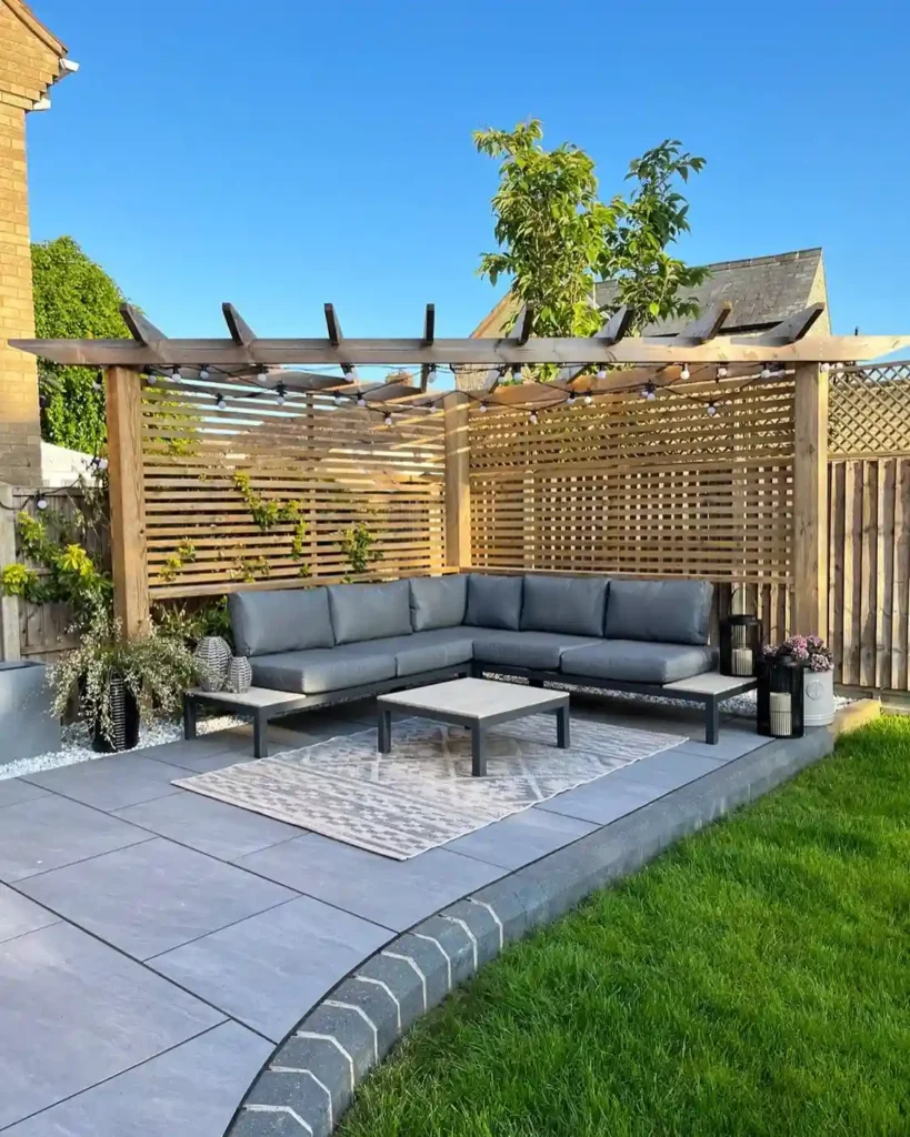 corner pergola