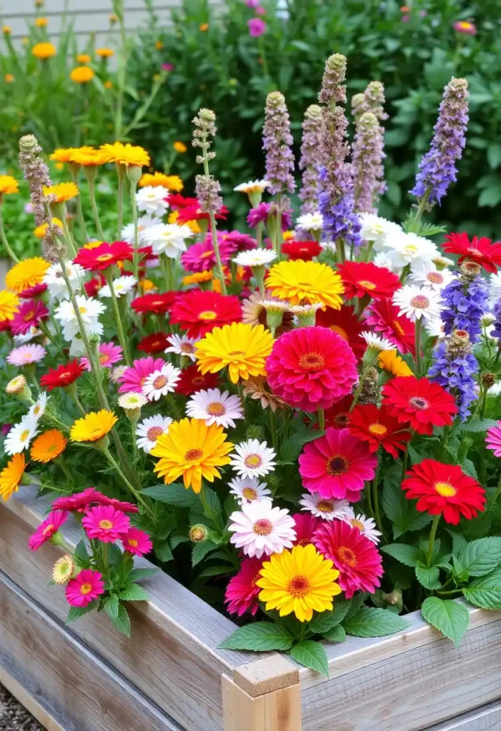 fragrant flower bed