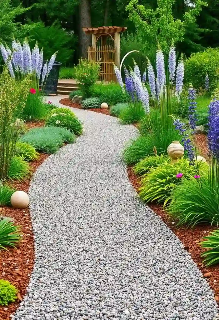 gravel path walkway
