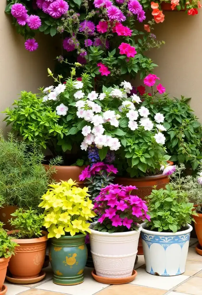 potted plants