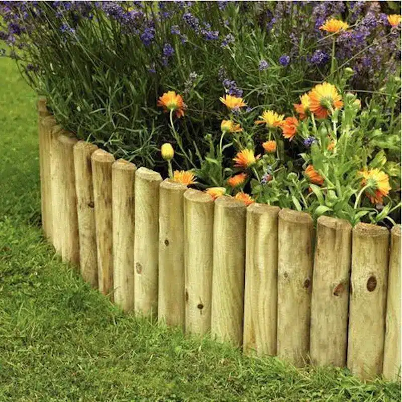 reclaimed wood edging