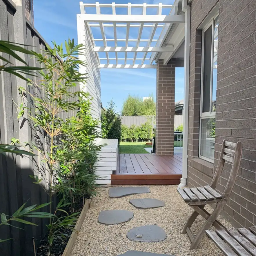 side yard to front yard path