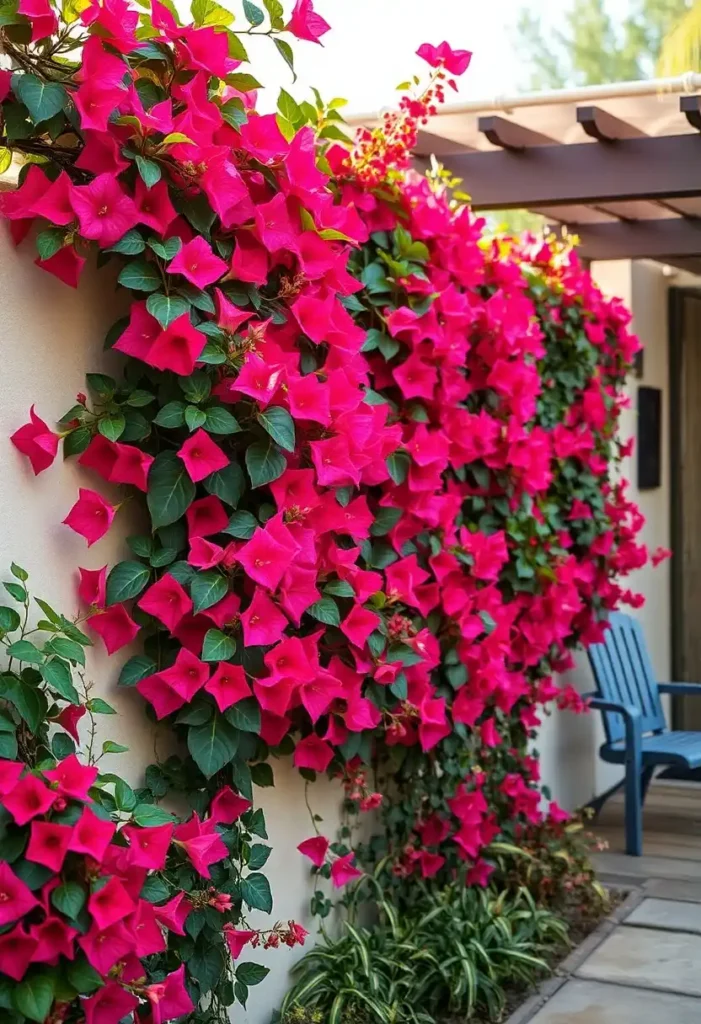 some bougainvillea