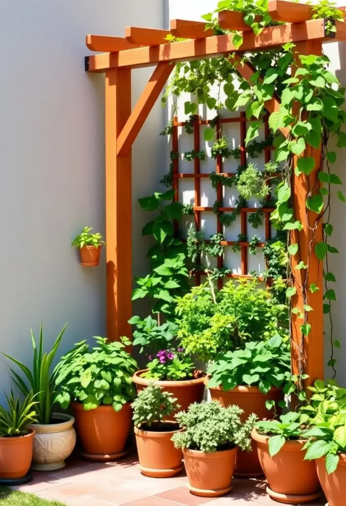 terracotta and trellis