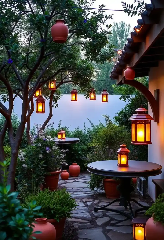 terracotta lanterns