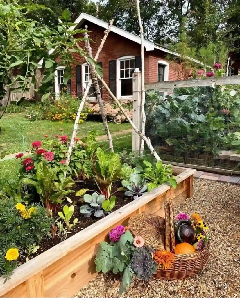 trellis vegetable garden